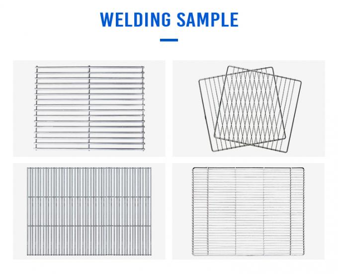 Fabrikasi Kawat Jaring Berkecepatan Tinggi dan Presisi dengan Mesin Las Rak Kawat Otomatis HWASHI untuk Rak Supermarket 4