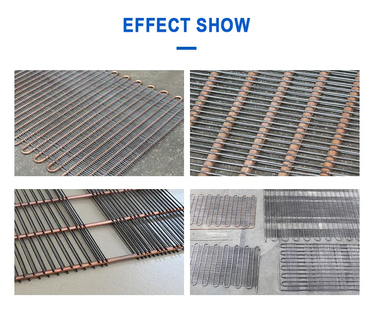 Kulkas Tabung Kawat Kondensor Mesin Jalur Produksi, Mesin Pengelasan dan Bending 5