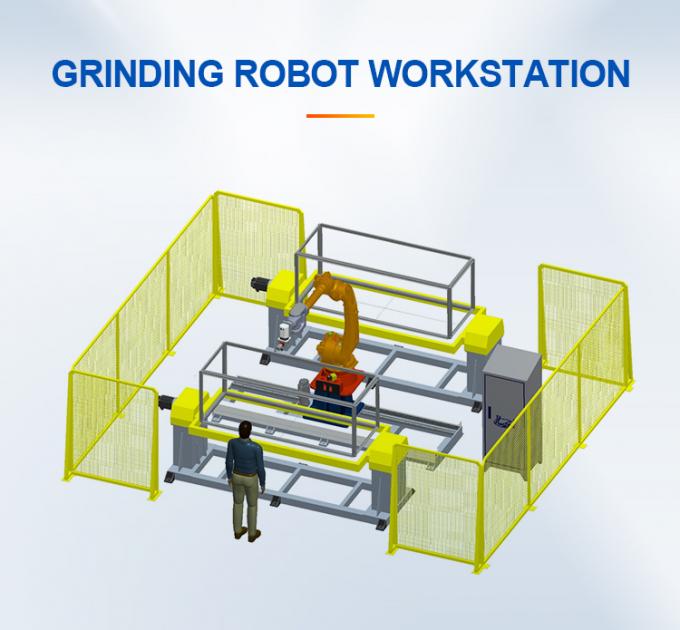Hwashi Kondisi Baru Baterai Energy Storage Cabinet Otomatis Pengelasan Dan Penggilingan Stasiun Robot Case 3