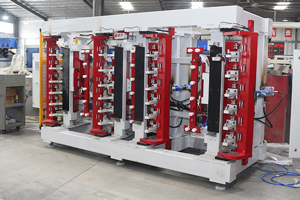 Mesin Pengelasan IBC Tote Cage Listrik 50Hz Kontrol PLC 225KVA 5