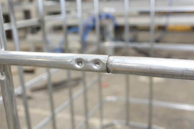 Mesin Pengelasan IBC Tote Cage Listrik 50Hz Kontrol PLC 225KVA 8