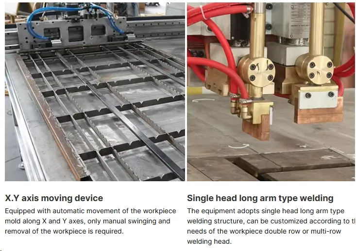 Mesin pengelasan kawat sumbu XY Kecepatan tinggi Panel pagar keamanan otomatis penuh Mesin pengelasan kawat mesh 2