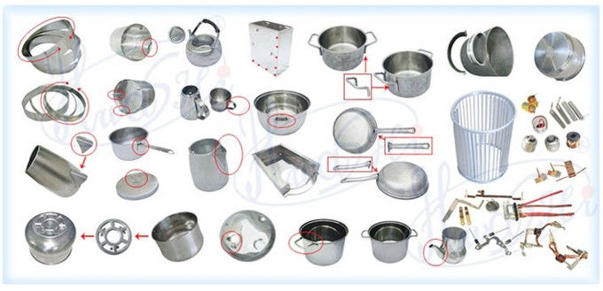 Aluminium Sheet Kuningan Stainless Steel Spot Welding Machine Untuk Cook Pot Handle Bracket