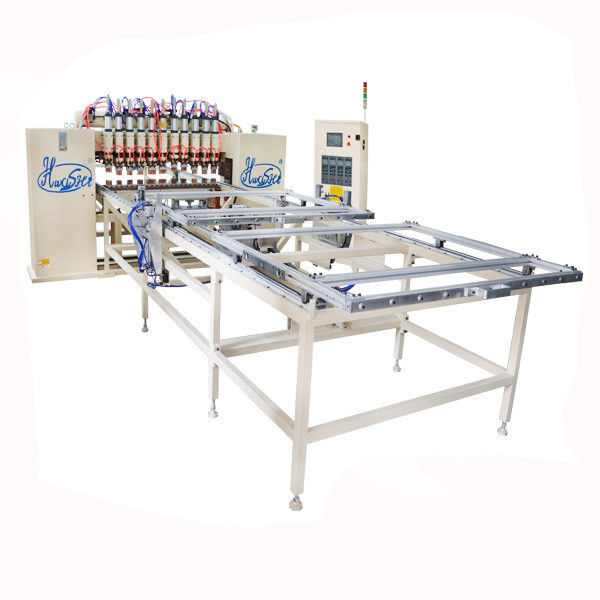 Otomatis Tinggi Precision Steel Mesh Multi Head Spot Welder Wire Shelf Gantry Spot Mesin Pengelasan