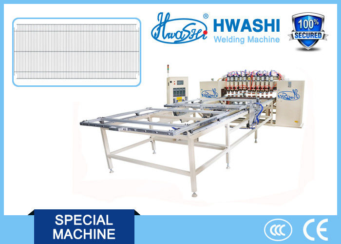 Otomatis Tinggi Precision Steel Mesh Multi Head Spot Welder Wire Shelf Gantry Spot Mesin Pengelasan