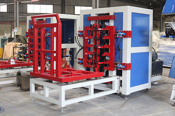 IBC Cage Frame Line Produksi Otomatis IBC Cage Frame Otomatis Hole Making Machine