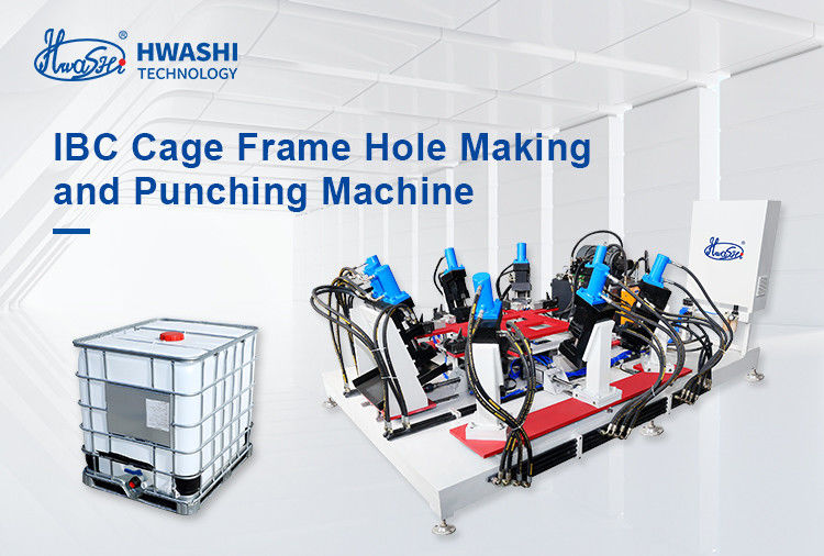 IBC Cage Frame Hole Punching Machine Digunakan Untuk Membentuk Lubang Frame