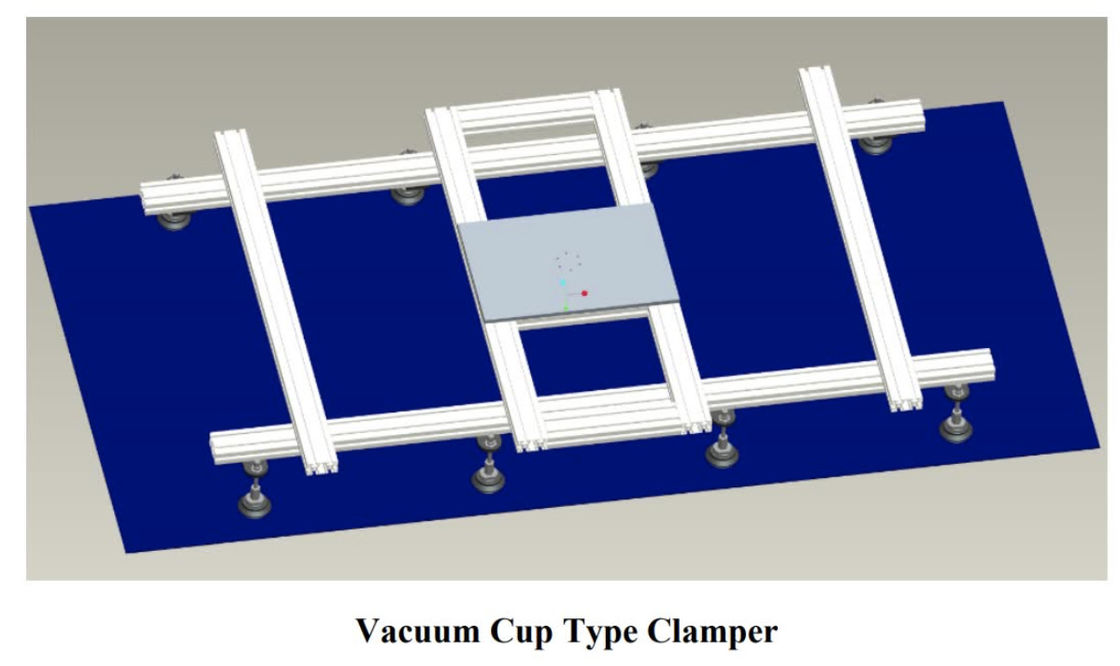 Robot Pengolahan Industri Dan Pelletizing Dengan Gripper Cup Suction Untuk Panel Flat Ringan