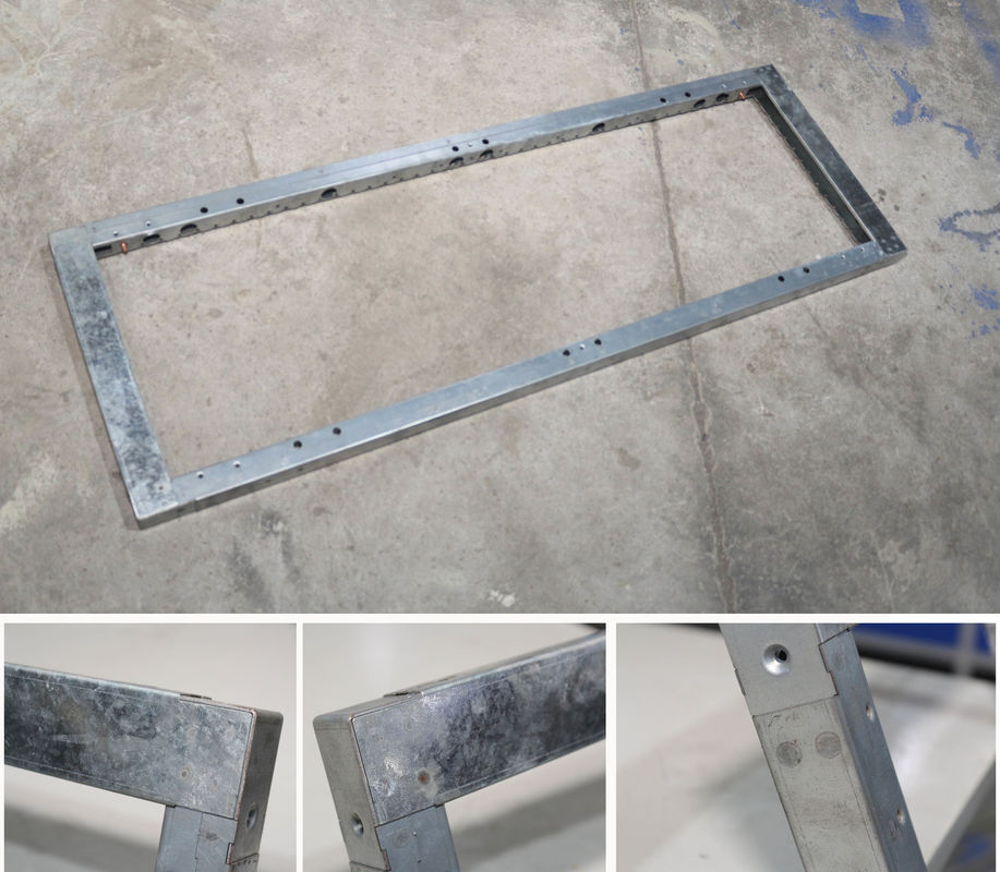 Tujuh 7Axis Cnc Spot Mesin Pengelasan Double Kepala Otomatis Lembar Logam Untuk Squat Rack