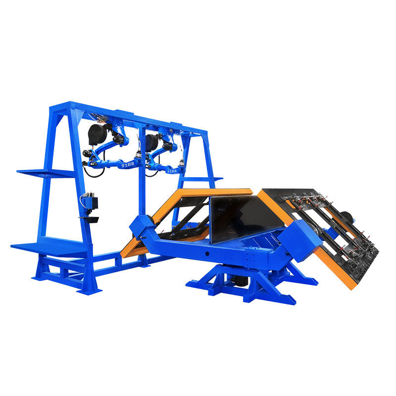 Stasiun Pengelasan Kerangka Scaffolding Baja Berkualitas 6 Axis Robot Mesin Pengelasan MIG Robot Pengelasan