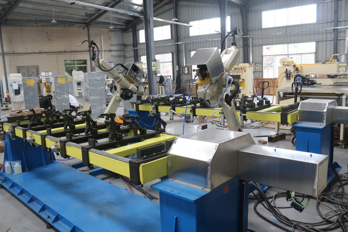 1.4m Enam Poros Robot Mig Mesin Pengelasan Robot Pengelasan Industri Untuk Pengelasan Beam Bracket