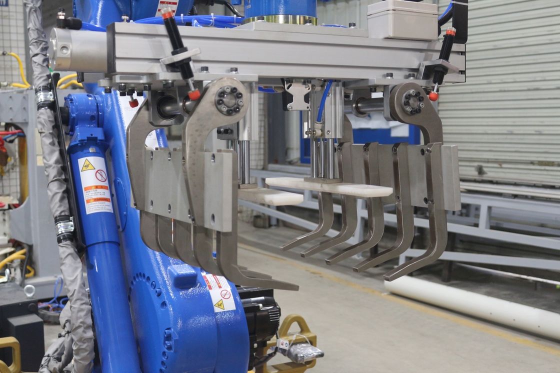 Robot Palletizing Industri Dengan Gripper Kantong Untuk Kantong Pasir Kantong Semen Kantong Tepung Kantong Palletizer