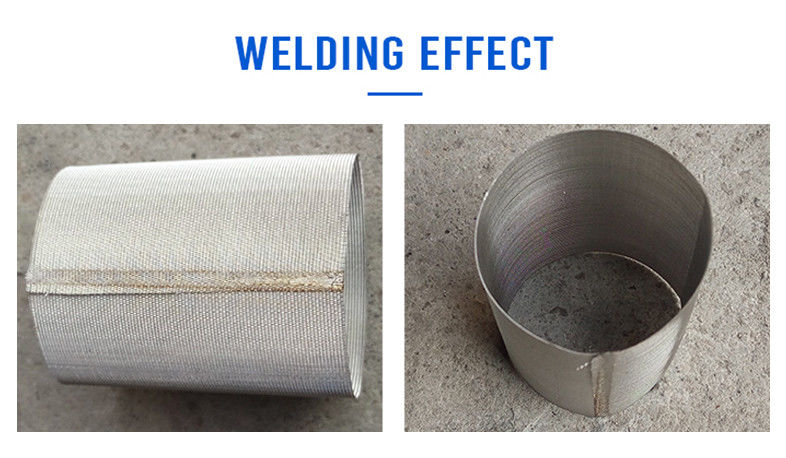 Otomatis Roll Round Pengelasan Dan Mesin Membentuk Untuk Woven Wire Mesh Filter Cartridge