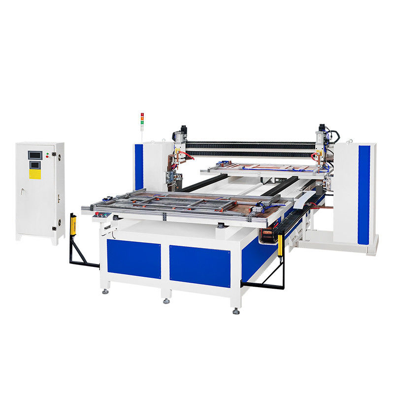 CNC Otomatis Mobile Double-Head Multi Head Spot Welding Machine Untuk Panel Pintu