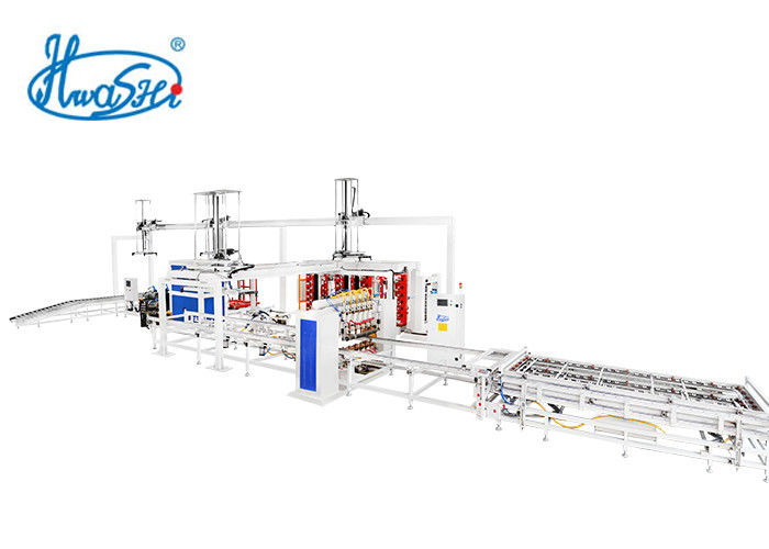 Pabrik Hwashi IBC Grid, IBC Cage Frame Line Produksi, IBC Cage Frame Locking Machine