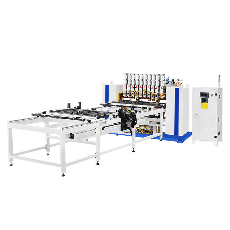 Peralatan Pengelasan HWASHI Gaya Gantry Otomatis Multi Head Spot Row Mesin Pengelasan Untuk Wire Mesh Hot Product Disediakan 2 - 8 mm