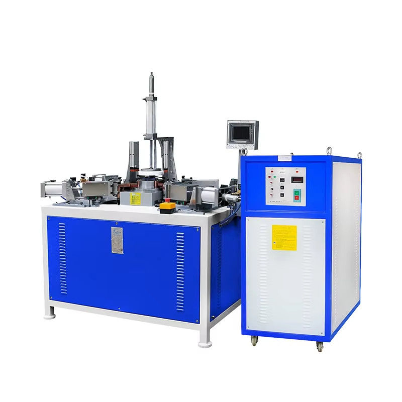 HWASHI 20KVA Pegangan Panci Baja Tahan Karat dan Mesin Las Butt Horisontal Telinga Tukang Las Titik untuk Memasak Piring Peralatan Masak