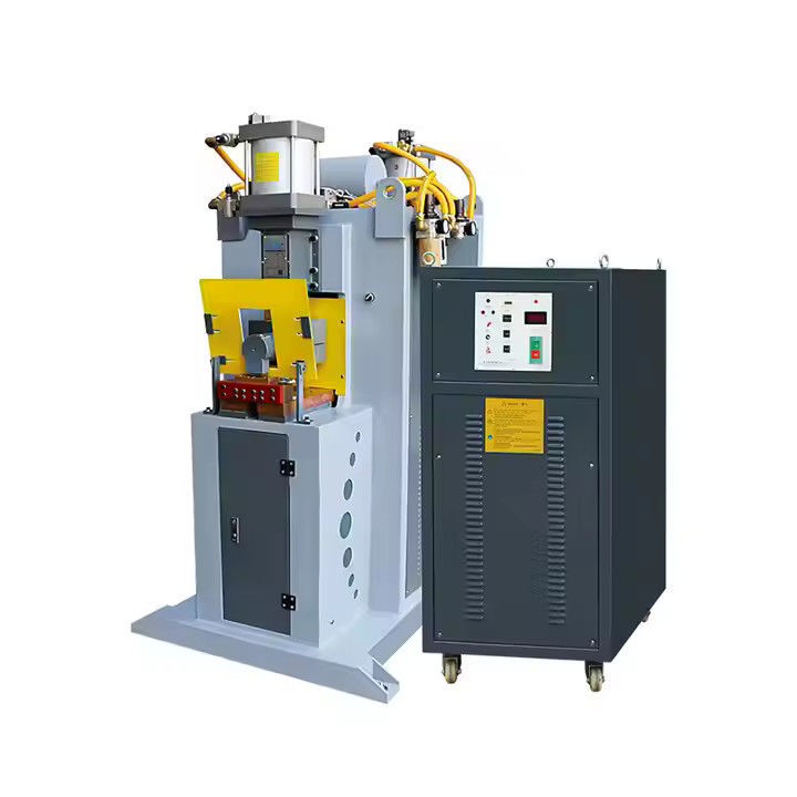 Hwashi Kualitas Terbaik Dapur Peralatan Masak Stainless Steel Dish Pot Handle/Ears Manual CD Spot Welding Making Machine