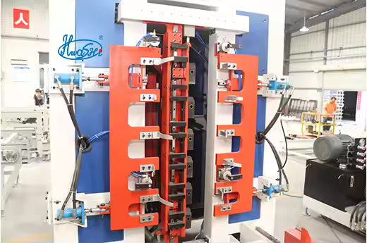 Hwashi IBC Cage Frame Mesin Pengelasan Otomatis Garis Produksi Mesh Pengungkapan Mesin Pengelasan Frame Mesin Pengelasan