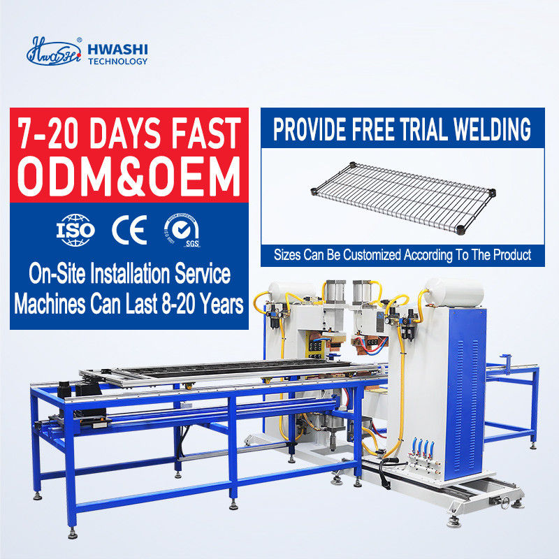 Mesin Pengelasan Titik Multi-Point Otomatis untuk Rak Kawat Kulkas & Jaring Mesh Baja
