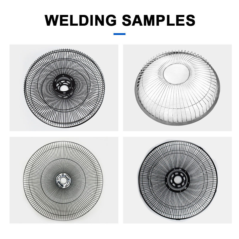 Hwahsi China Otomatis Rumah Tangga Listrik Fan Guard Spot Mesin Pengelasan Filter Mesh Welder.roundness Wire Mesh