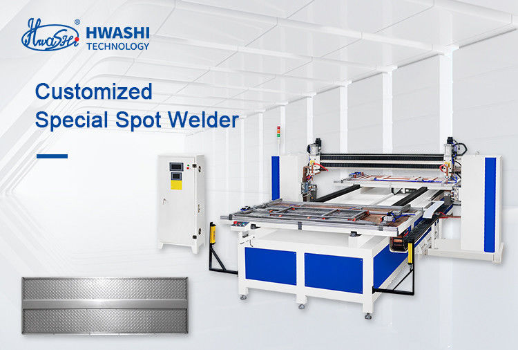 Hwashi 20-Head 380V 2-phase Spotter Welding Machine Otomatis Spot Welder untuk stainless