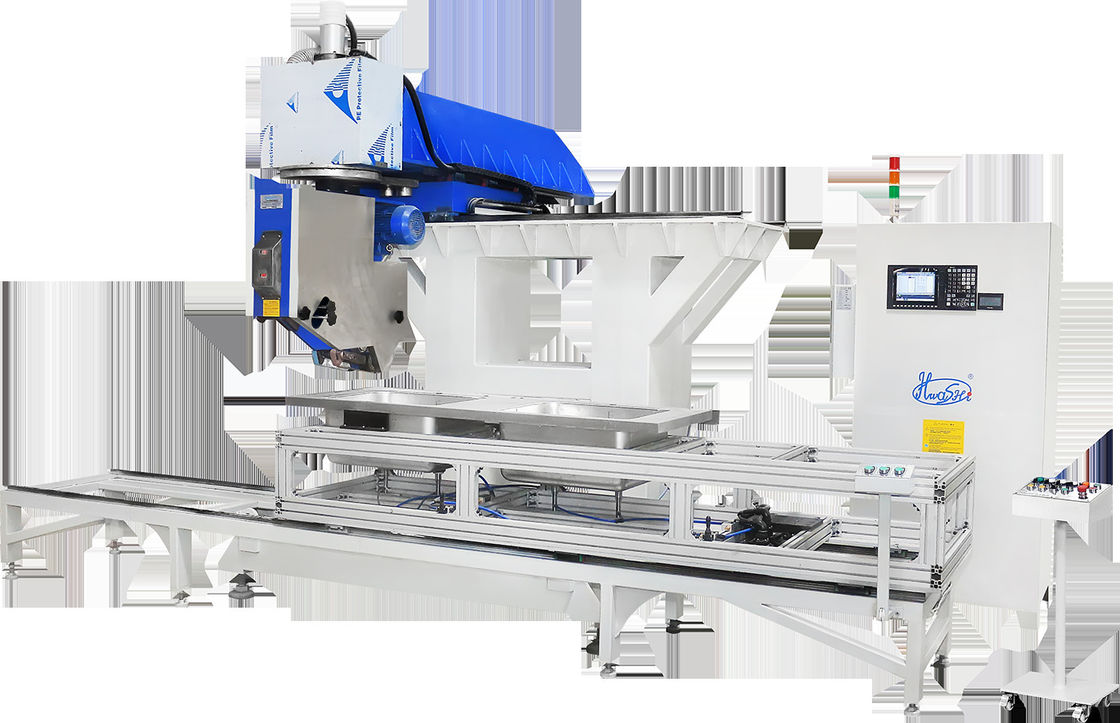Hwashi Otomatis 304 Stainless Steel Sink Rolling Seam Mesin Pengelasan CNC Sink Mesin Pengelasan/Undermount Dapur Sink