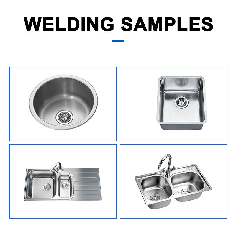 Hwashi Otomatis 304 Stainless Steel Sink Rolling Seam Mesin Pengelasan CNC Sink Mesin Pengelasan/Undermount Dapur Sink