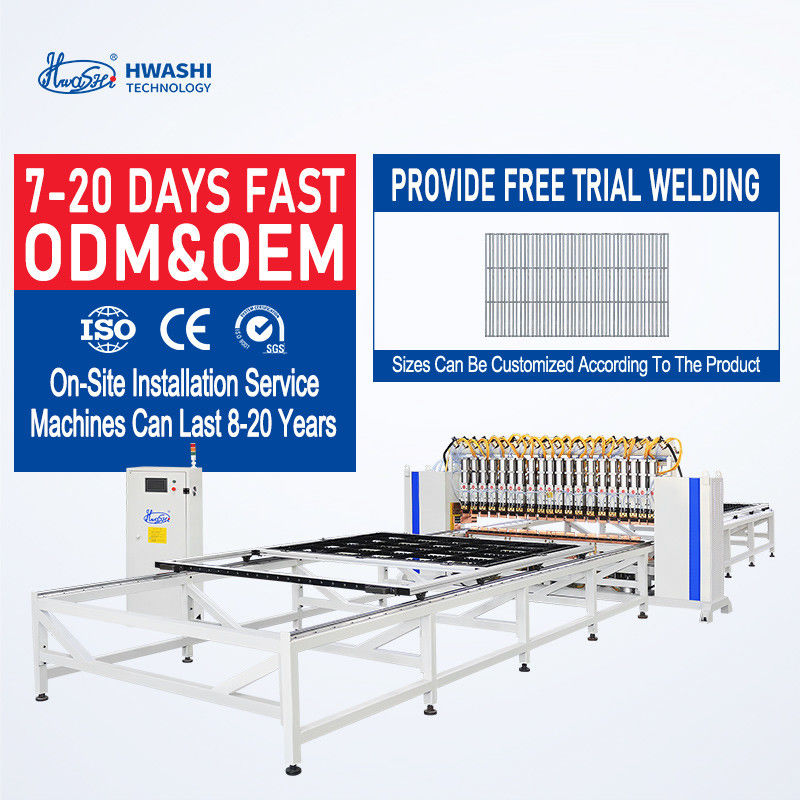 500-1000KG beban maksimum Kapasitas tinggi Mesin Las Wire Mesh dengan 2-10 Nomor Spot Las