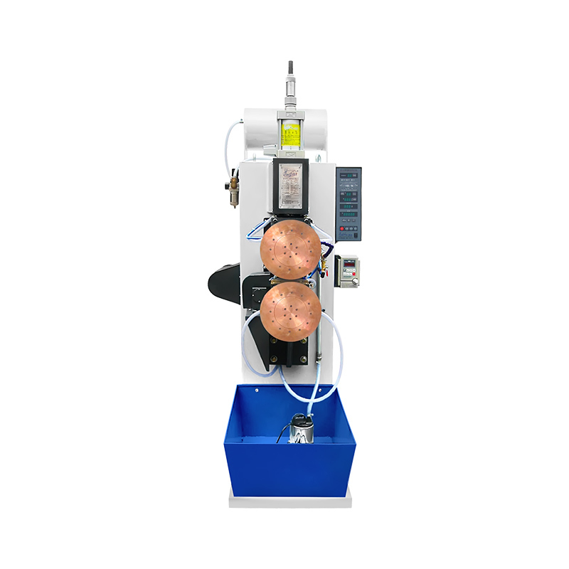 Hwashi Roller Spot Welder Ventilasi Manual Manual Kaleng Kaleng Jahitan Jahitan Las Mesin Gulungan untuk Roll Banner Welder