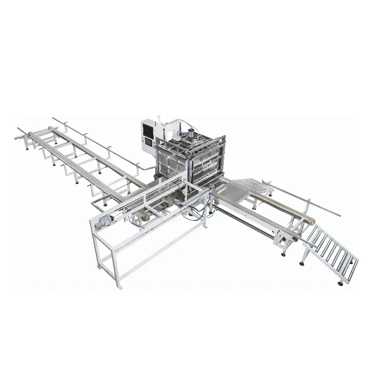 IBC Grid Cage Frame Line Produksi Otomatis, Full Automatic IBC Tank Leakage Testing Machine Line