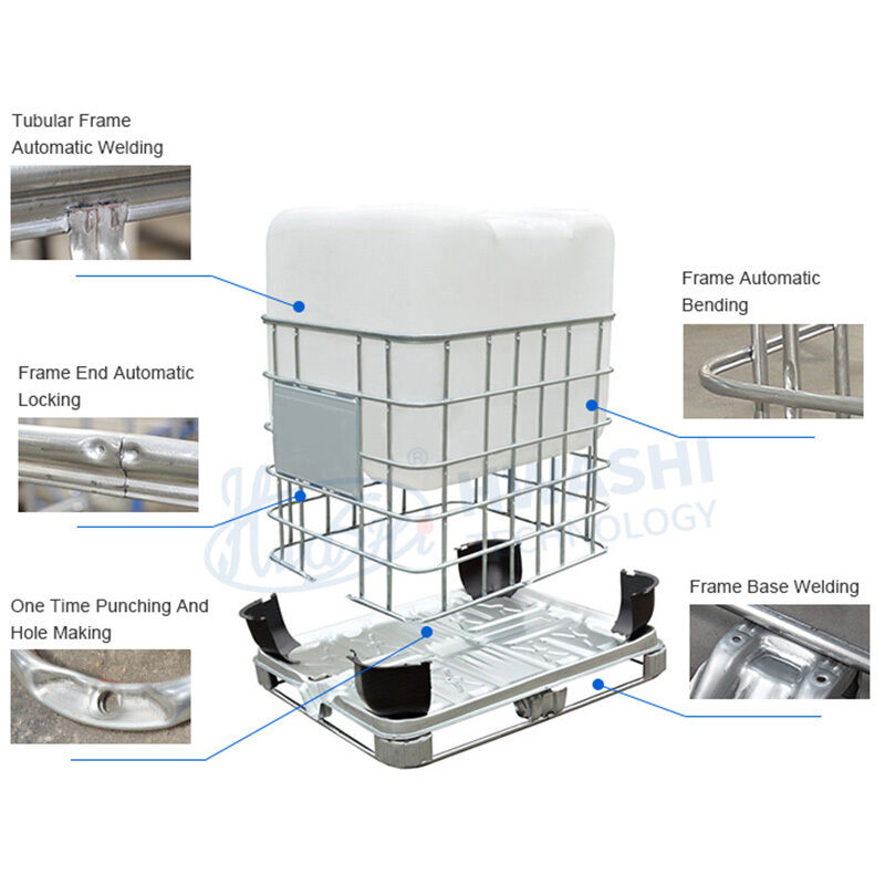 Efisiensi Pembengkokan 20 hingga 25 detik Mesin Las IBC Tote Cage dengan Metode Kontrol PLC dan Waktu Pengujian Getaran 0 hingga 1 Jam
