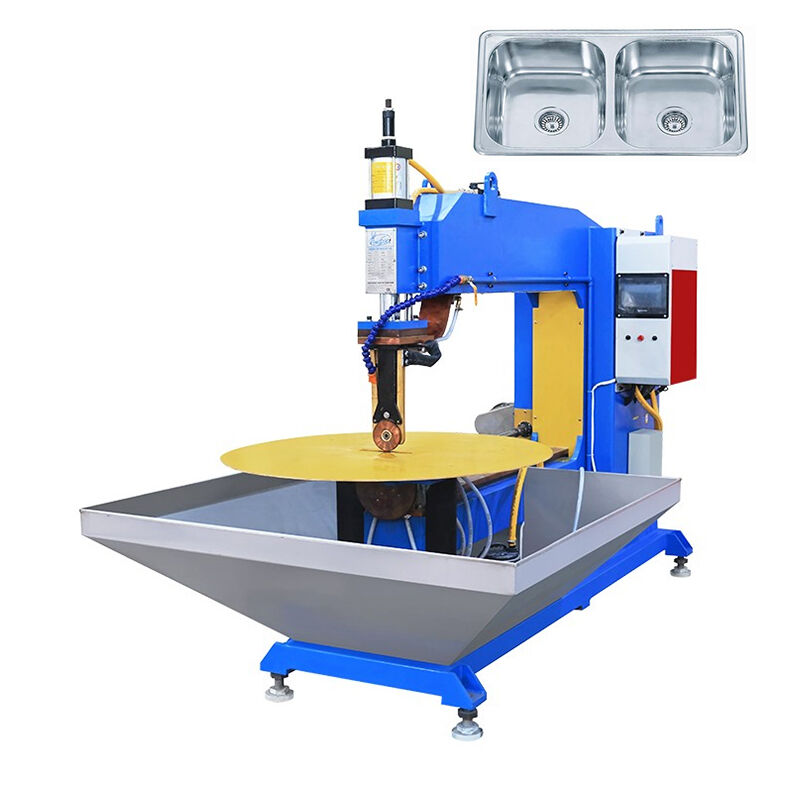 160kVA Stainless Steel Sink Welding Machine dengan Inverter Frekuensi Menengah dan CNC 3-Axis Servo Control untuk Produksi Sink Dapur Industri