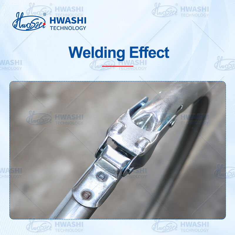 Hwashi MFDC Double-Head Spot Welder untuk Barrel Hoop Lock Clips.