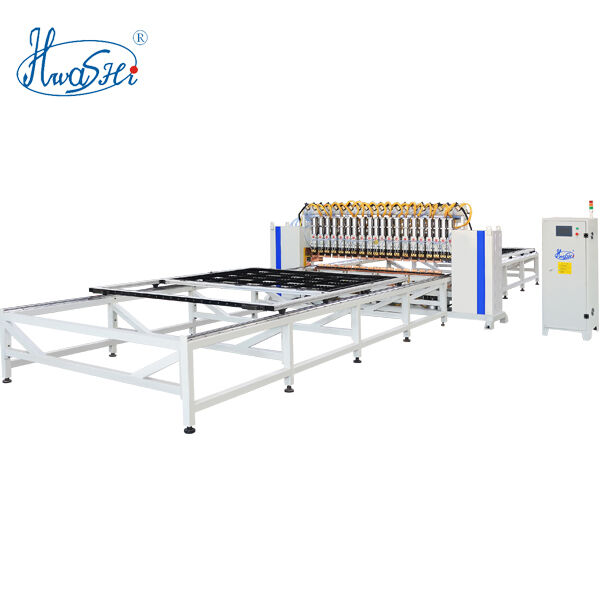 Hwashi AT-MF25K Gantry Multi-Spot Welder dengan MFDC Inverter Power Supply Servo-driven Feeding and Adjustable Electrode Spacing